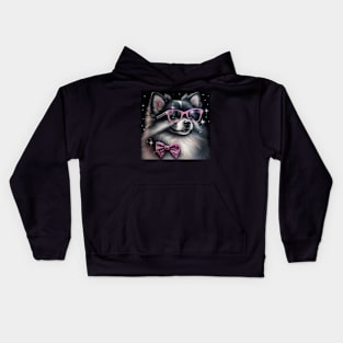 Cute Finnish Lapphund Kids Hoodie